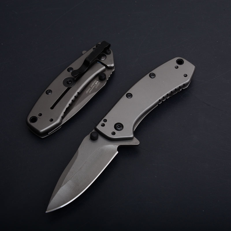 

quick seller 1555TI Tactical Folding Knife Hinderer Design Flipper Camping Hunting Survival Pocket Knife Utility EDC Tool Free shipping