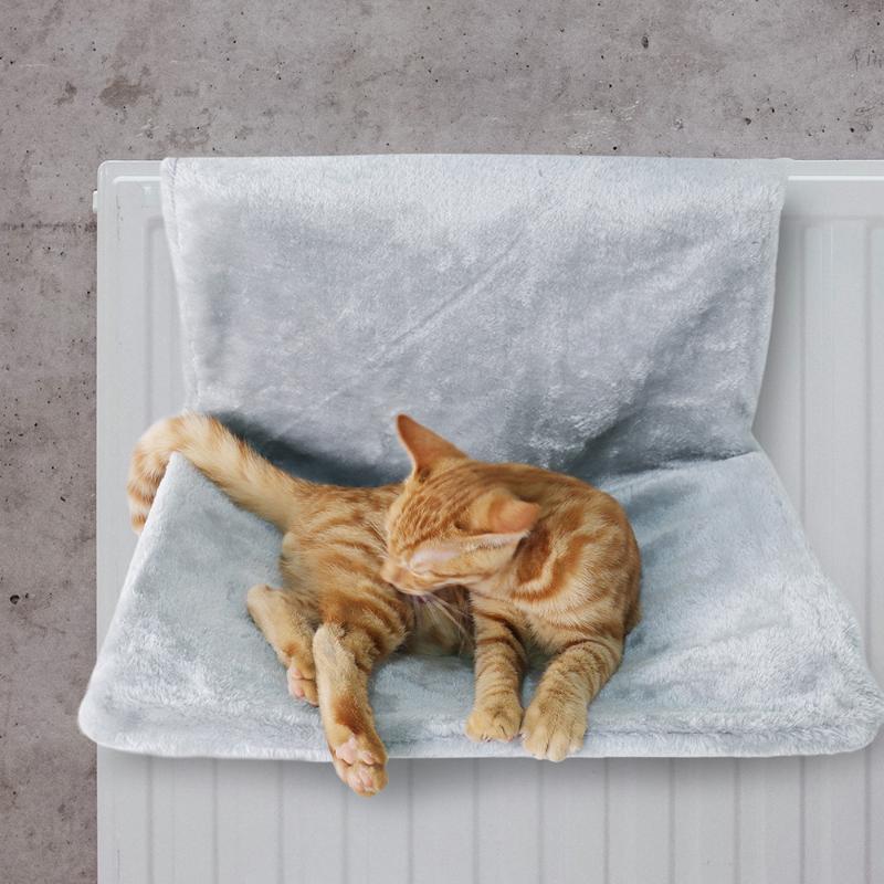 

Pet Window Cat Bed Radiator Hammock Removabl Seat Bed Winter Warm Plush for Pet Cat Cozy Hanging Kitty House Sofa Nest
