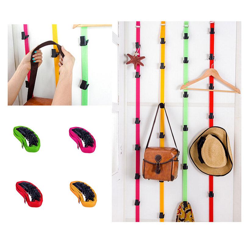 

Adjustable Nail-free Multi-door Back Storage Hook Door Lanyard Hook For Clothing Toys Shoes Hats Home Storage Organizer Holder