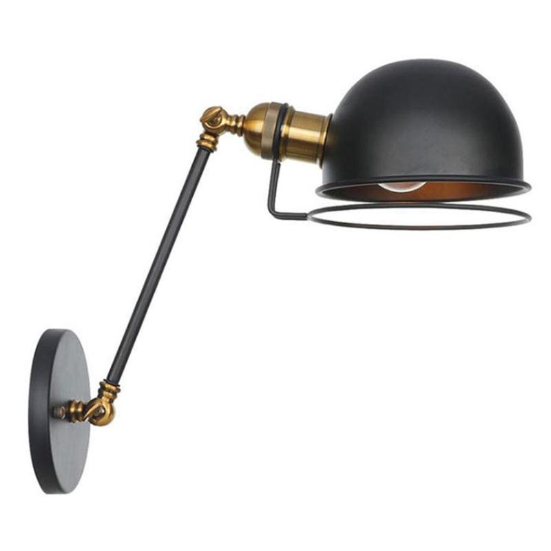 

Wall Sconce Antique Brass Wall Light Lamp Industrial Retro Swing Arm Fixture Modern E27 Art Deco Lamp Wandlamp Industrieel