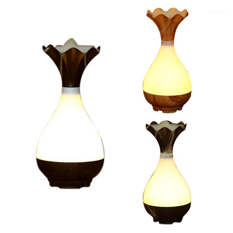 

Electric Humidifier Essential Wood Grain Air Humidifier Mini USB LED1