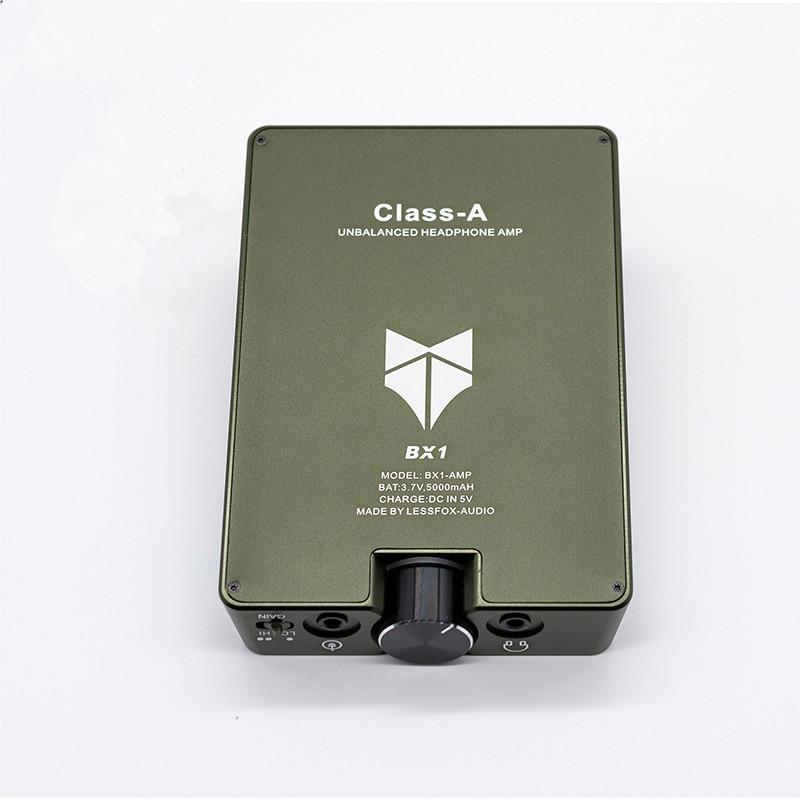 

1 PCS Portable LESS BX1 full discrete single end Amplifiers output HI END headphone AMP Full earphones headphone