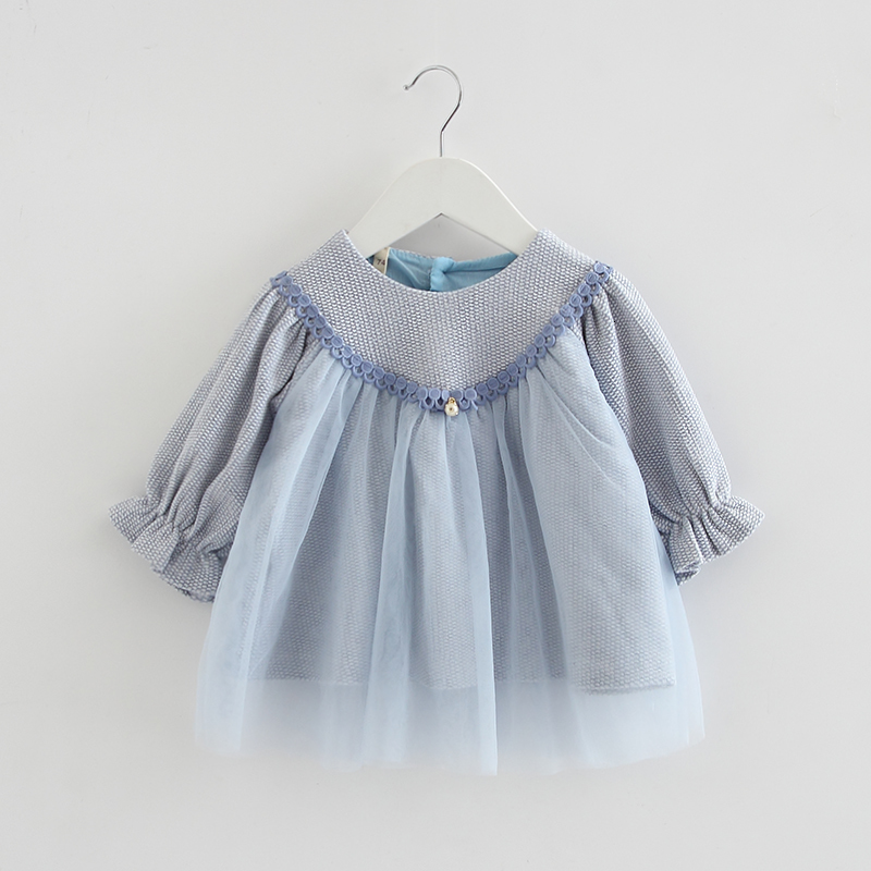 

2021 New Christening Lantern Sleeve Birthday Wedding Girl Party Princess Infant Girls Baptism Baby 0-2y D5qx, Pink