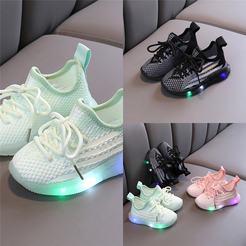 

Sply Breathable Designer children's Shoes For Boys New Running sports shoes Girls Clay True light Form Hyperspace Static Reflective GLOW Zeb, Black