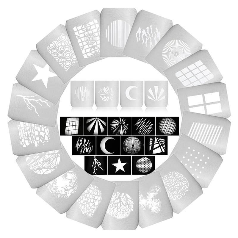 

58 style DIY light tube background shape effect film LED condenser tube projection film graphic insert for OT1 OT1 PRO