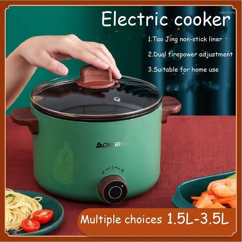 

220V Multifunctional Electric Hot Pot Dormitory Low-Power Electric Cooker Mini Pot Multi-Layer Steamer LJ601