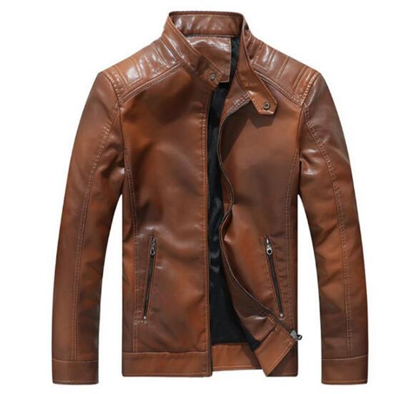 

Tang cool 2020 New Brand Motorcycle Leather Jacket Men New Fashion Suede Biker Leather Jacket Slim Fit Zippers Male Outerwear, Gray
