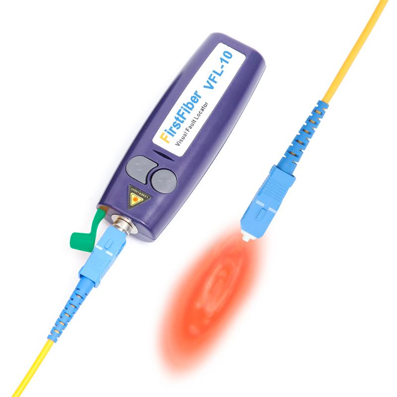 

FirstFiber VFL Series Visual Fault Locator Red Laser Light 1mW, 10mW, 30mW, Fiber Cable Tester