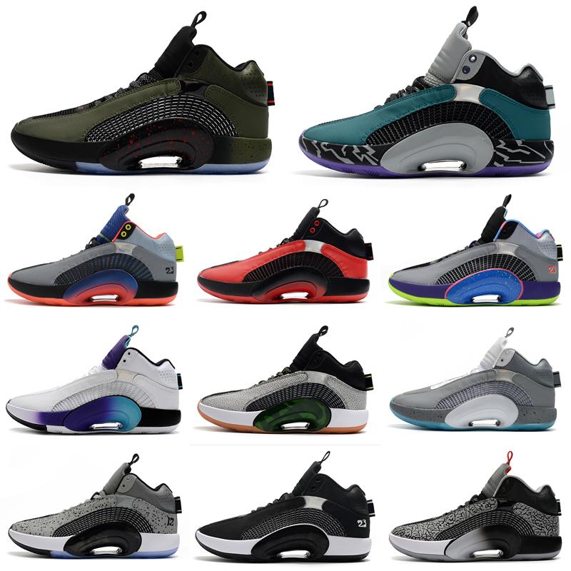 

Center of Gravity jumapman 35 mens basketball shoes DNA bred black gold red Bayou Boys Sisterhood 35s trainers men sports sneakers 40-46, 028