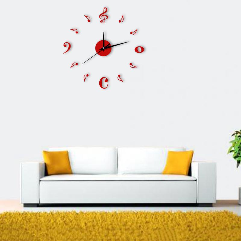 

Dropshipping Acrylic Modern DIY Wall Clock 3D Mirror Surface Sticker Home Office Decor