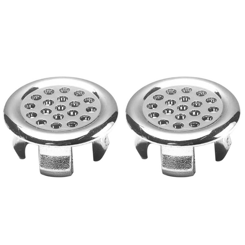 

Sink Round Ring Overflow Spare Cover Tidy Chrome Trim Bathroom Ceramic Basin