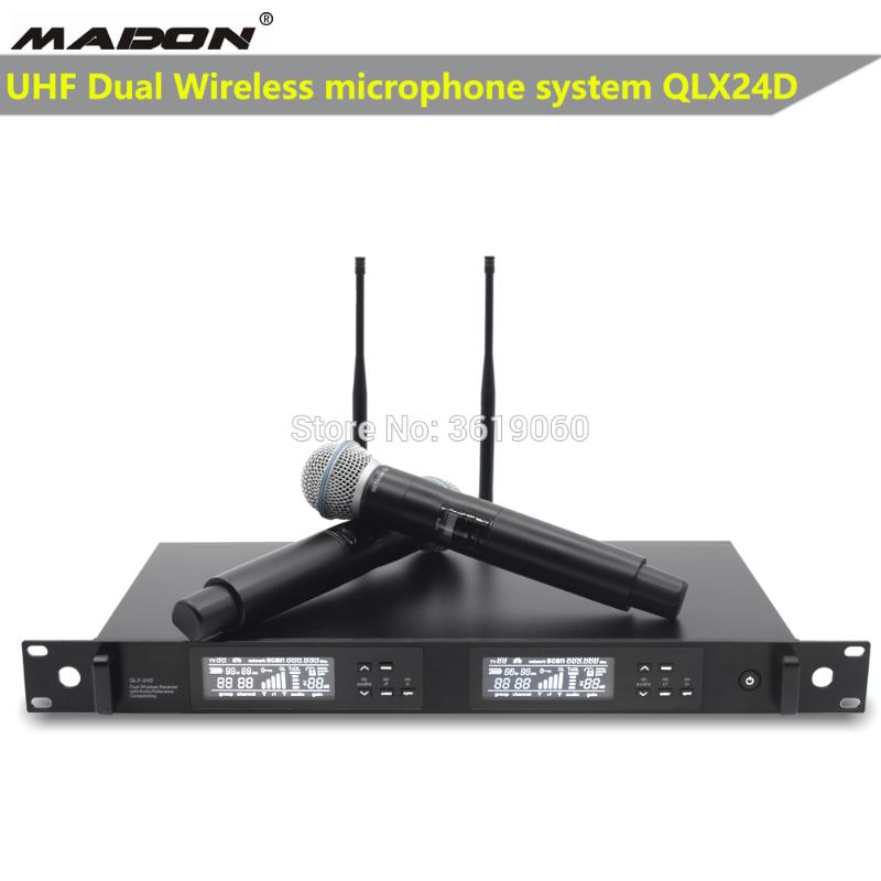 

Free Shipping , QLXD24D/ shurewireless microphone ,wireless microphone system