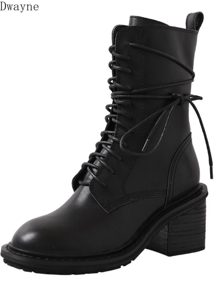 

Motorcycle handsome boots children 2020 autumn wild boots female England wind thick high heels women's1, Black