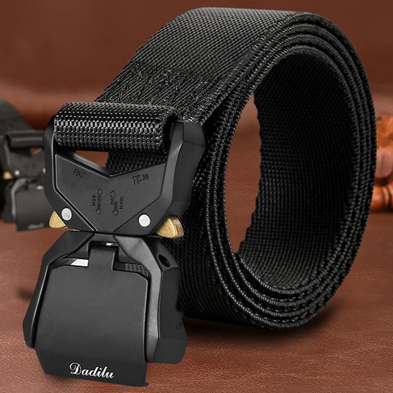 

Multifunctional Belt Socket Fan Outdoor Tactical Belt Male Tooling Quick Release Magnetic Buckle Nylon, Gr