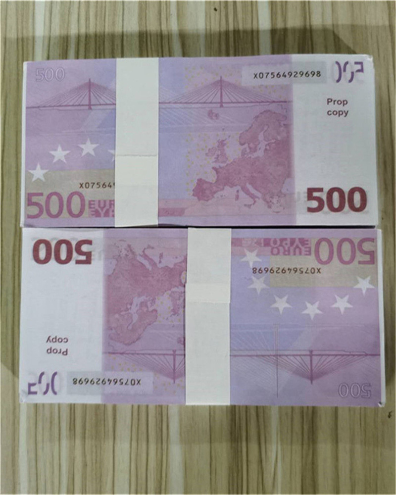 

Hot Sale Nightclub Bar Atmosphere Props Money Fake Billet 500 Euro Fake Movie Money Play Money