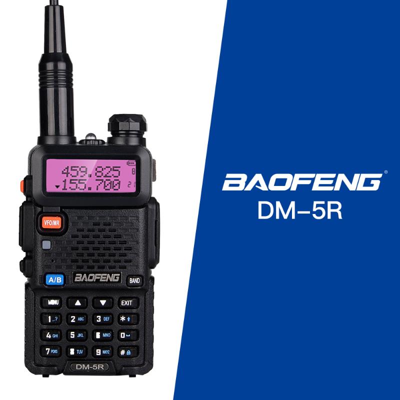 

NEW Baofeng DM-5R Plus digital Walkie Talkie DMR Tier1 Tier2 Tier II Dual time slot Digital/Analog VHF/UHF Two Way Radio