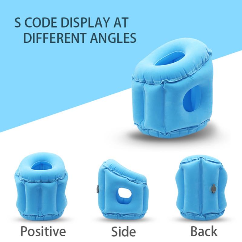 

Pillow Headrest Body Back Inflatable Air Travel Support Cushions For Airplane Car Office Rest Neck Pillows Convenient