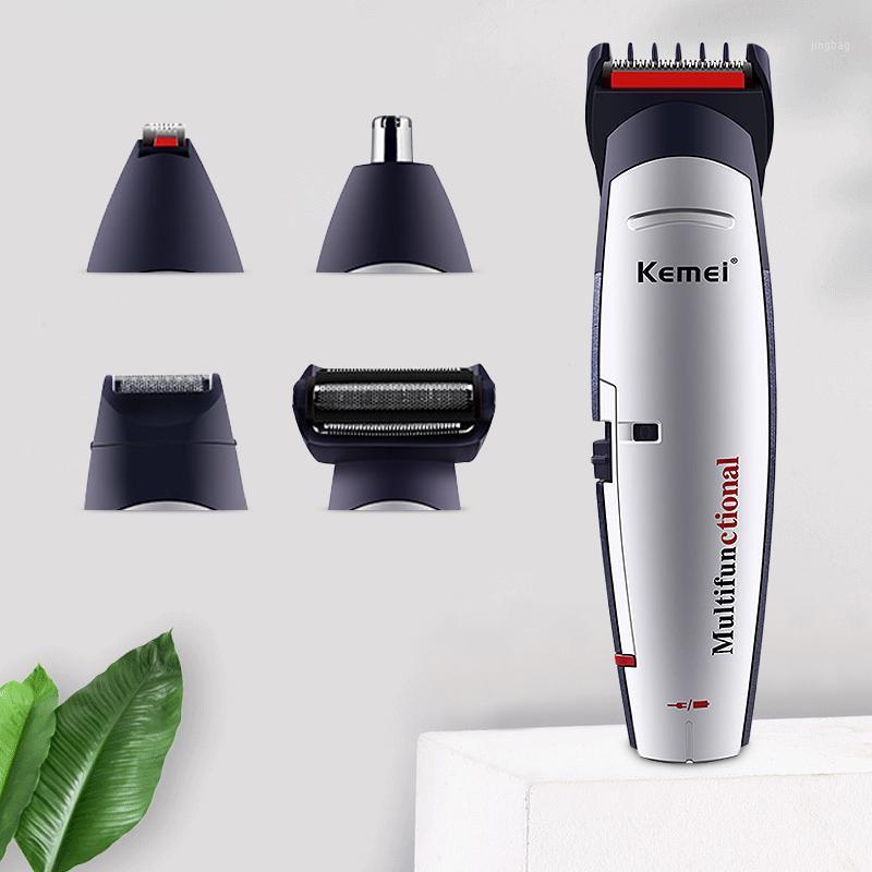 

Kemei Multifunctional Electric Hair Clipper 5 In 1 Men's Care Set Rechargeable Hair Trimmer Razor Nose Carving Razor 45D1