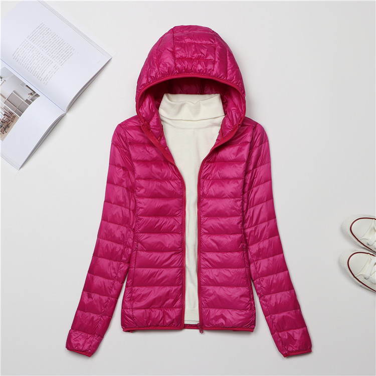 

height Quality New fashion women' designer jacket Women' Down park thick warm coat for women hoodie Size --5XL, Purple