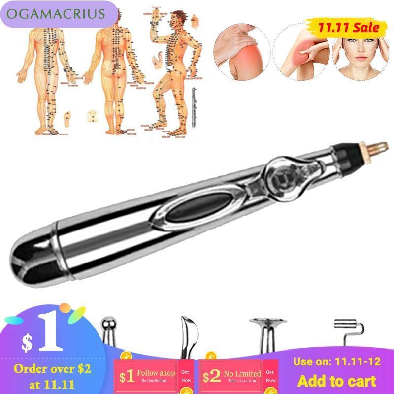 

OGAMACRIUS Therapy Meridian Electric Energy Massager Pen Multi-functional Diverse Massage1