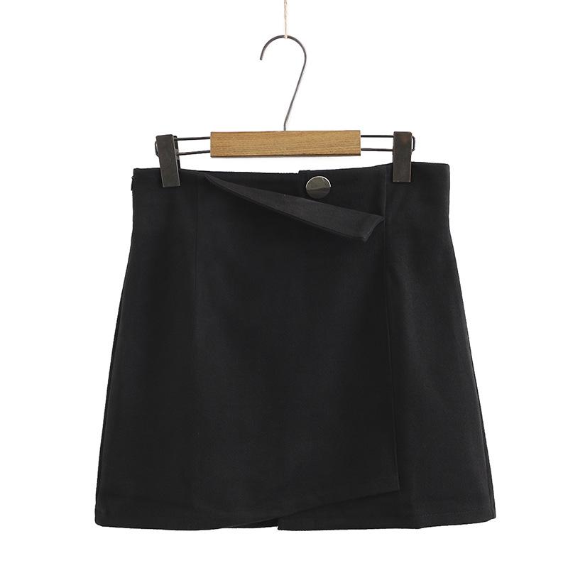

Plus Size Women's Full Black Mini Skirts Casual A-line Elegant Workwear Skirts