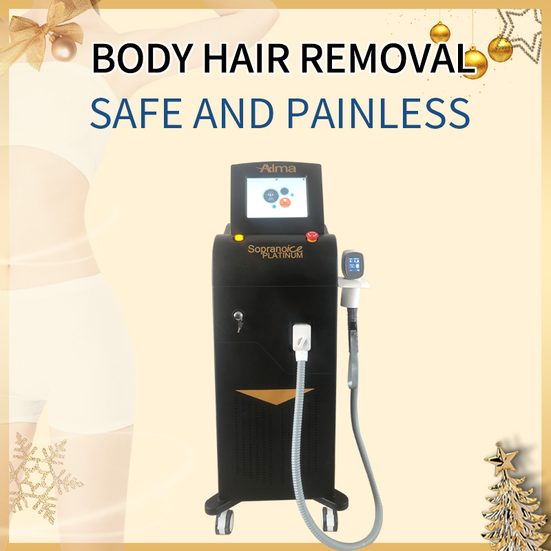 

Top Quality alma Soprano Ice Titanium diodo 755nm 808nm 1064nm laser diode painless hair removal epilator laser machine