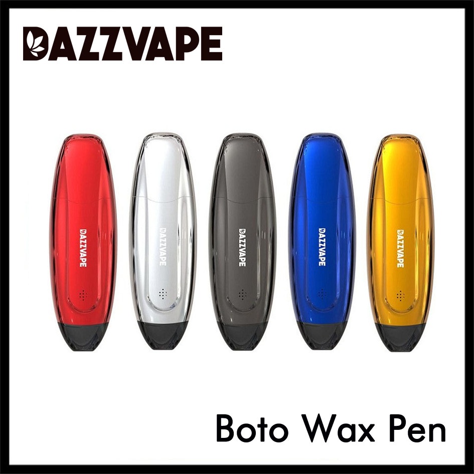 

Authentic Dazzvape BOTO Wax Pen Vaporizer 350mAh Concentrate Vape Pen Kit with Microporous Quartz Coil Pure Vapor 100% Original, Red