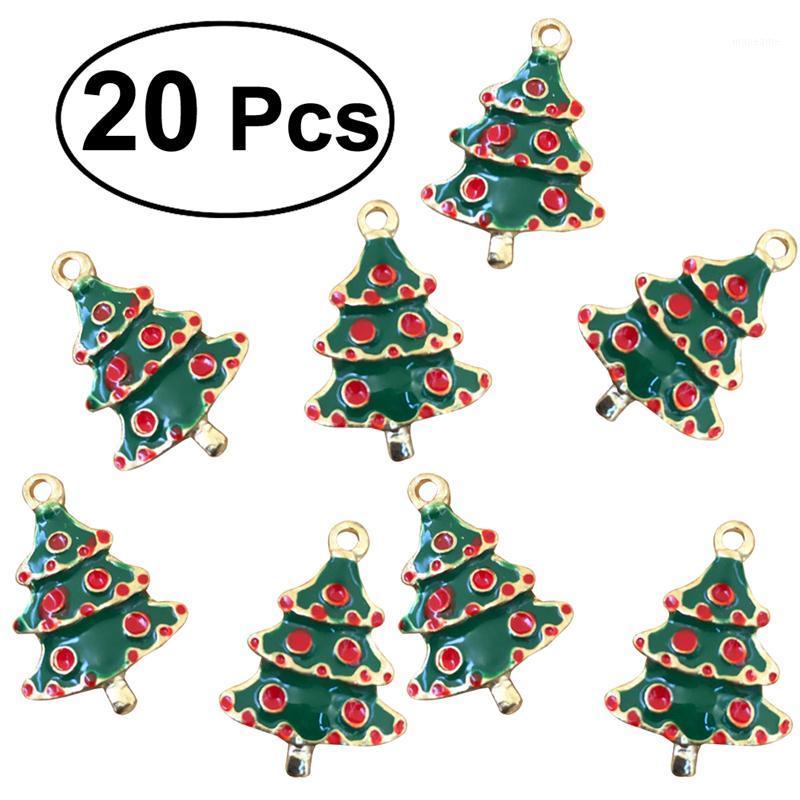 

20pcs Alloy Christmas Tree Charms Pendants for Crafting Jewelry Making Accessory1