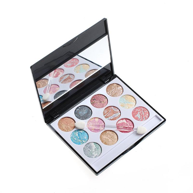 

Professional 12 Colors/SET Waterproof Earth Color Eye Make Up Highlighter Palette Eyeshadow Cosmetic Makeup Eyeshadow Palette, As show