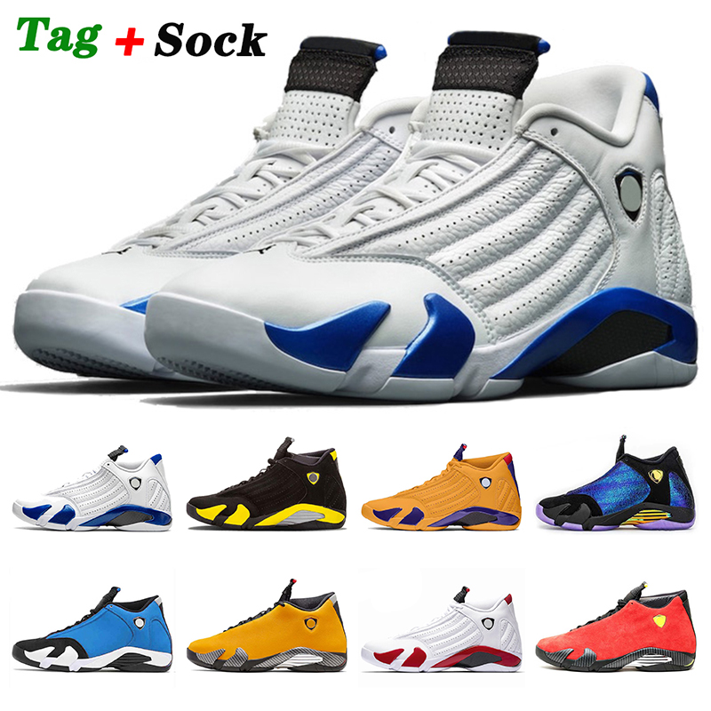 

Top Quality Jumpman 14 14s Basketball Shoes Mens Hyper Royal Grey Thunder Defining Candy Cane Moments Yellow Designer Sports Sneakers 40-47, White;red