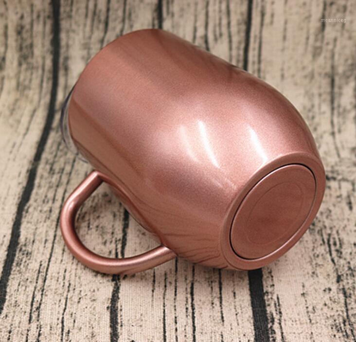 

10pcs Rose Gold egg cups wine glass 9oz 12oz double wall stainless steel beer vacuum insulated mug 20oz 30oz tumbler coffee mu1