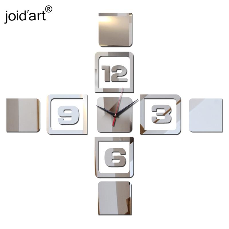 

Hot Sale New Wall Stickers Clock Clocks Horloge Watch Living Room Home Decoration Diy 3d Acrylic Mirror Quartz Modern