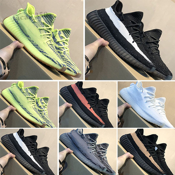

2021 Sply 35C casual Shoes Semi Frozen Yellow Blue Tint Zebra Sesame Beluga 2.0 Cream Men Women Sneakers SC08, #14