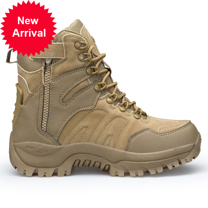 

Military of combat men ankle big tactical 45-46 Army boot Men's Security motocycle boots quality shoes, Blake