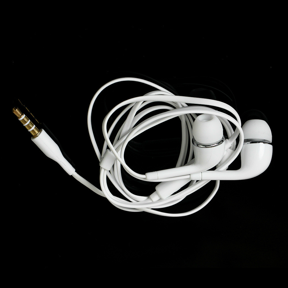 

3.5mm In-Ear Wired Earphones Stereo J5 Headphone Headset With Mic Remote Volume Control For Samsung S4 S6 S7, Black