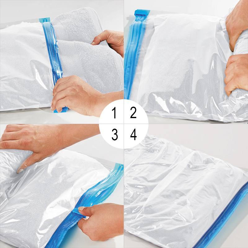 

Travel Storage Roll Type Space Saver Vaccum Bag 6 Wire Clear Hand Roll Up Vaccum Compressed Bag
