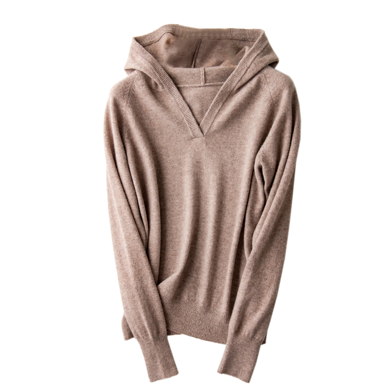 

Hot selling winter/autumn cashmere winter women knitted-out sweaters with hoodie lady grade above jumpers and pullovers, Kowloon