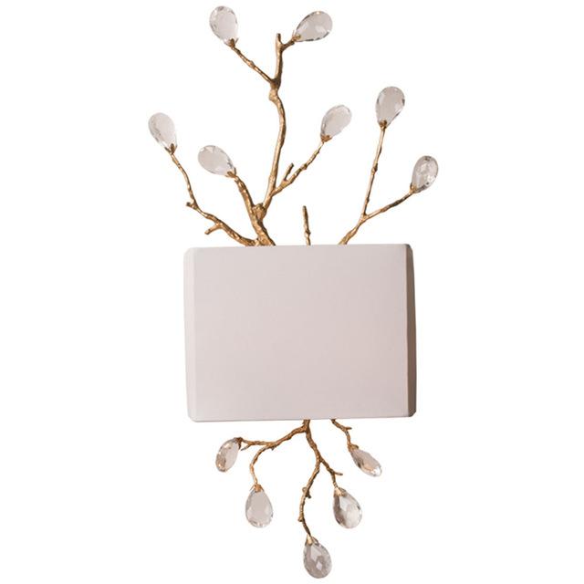 

art deco design crystal wall lights modern gold wandlampen for living room bedroom