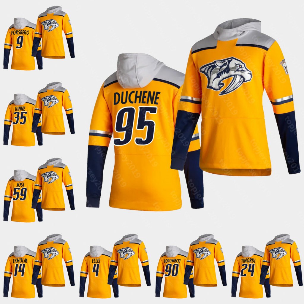 

59 Roman Josi Nashville Predators 2021 Reverse Retro hoodie Roman Josi Pekka Rinne Matt Duchene Viktor Arvidsson 9 Filip Forsberg Jersey, As pic