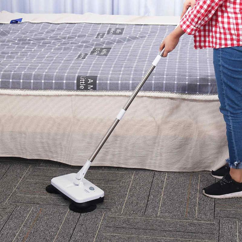

Cordless-Electric-Floor-Sweeper-Mop-and-Dustbin-Rechargeable-Spinning-Push-Sweeper-Broom-Cleaning-Tool