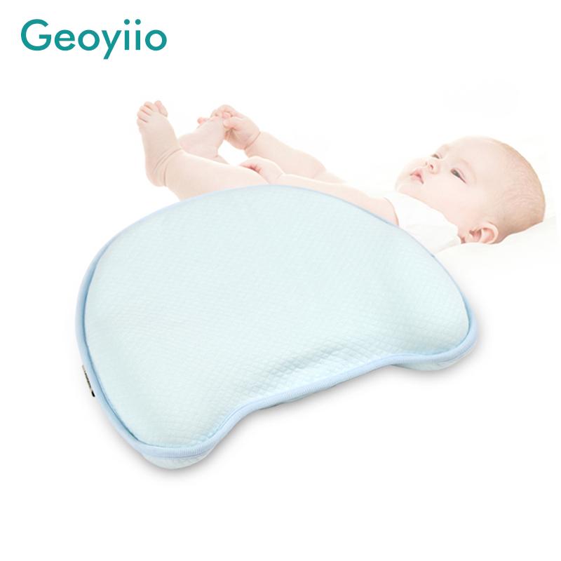 

Geoyiio Baby Memory Foam Pillow Soft Breathable Head Shaping Pillow For Comfort Sleeping