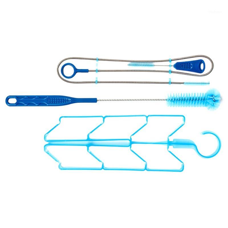 

4Pcs/Pack Water Hydration Bladder Tube Cleaner Brushes Tube Cleaning Kit Outdoor Clean Brushes Camping Picnic Water Bladder Bag1, Blue