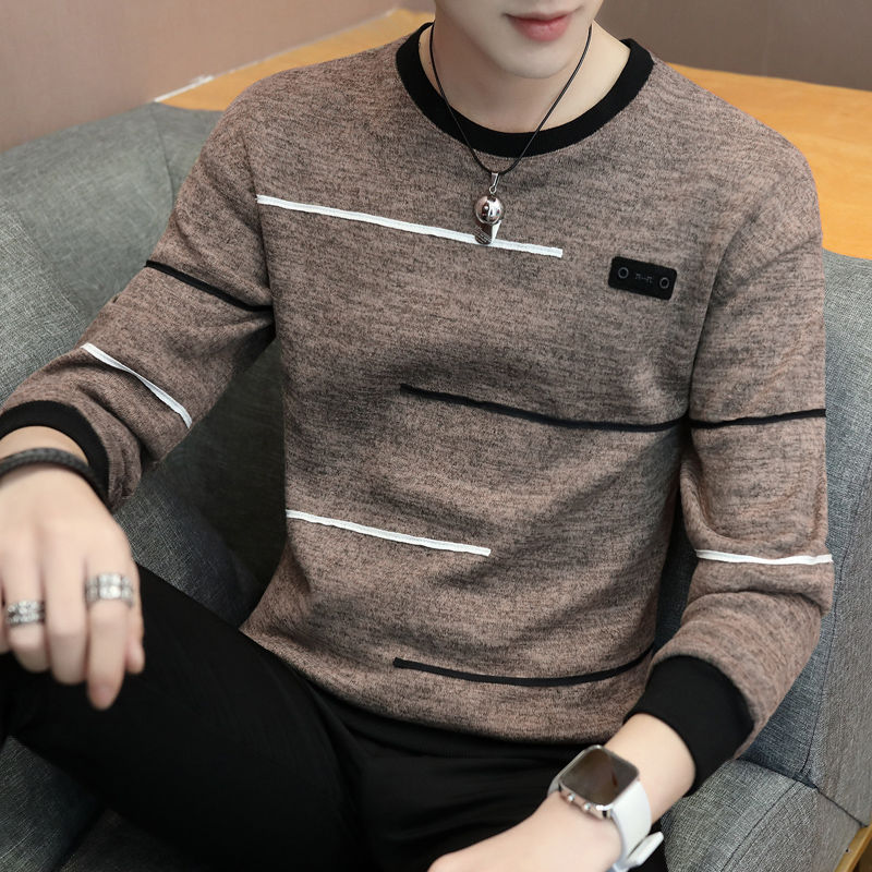 

Men's Hoodies Long Sleeve Sweatshirt 2020 new Spring autumn trend preppy style teenage boy male khaki dark gray kg-29