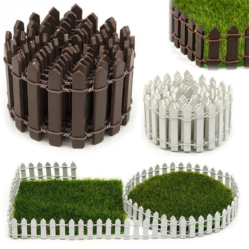 

Miniature Fairy Garden Terrarium Doll Branch Palings Showcase Decoration DIY Mini Small Fence Barrier Wooden Craft #30
