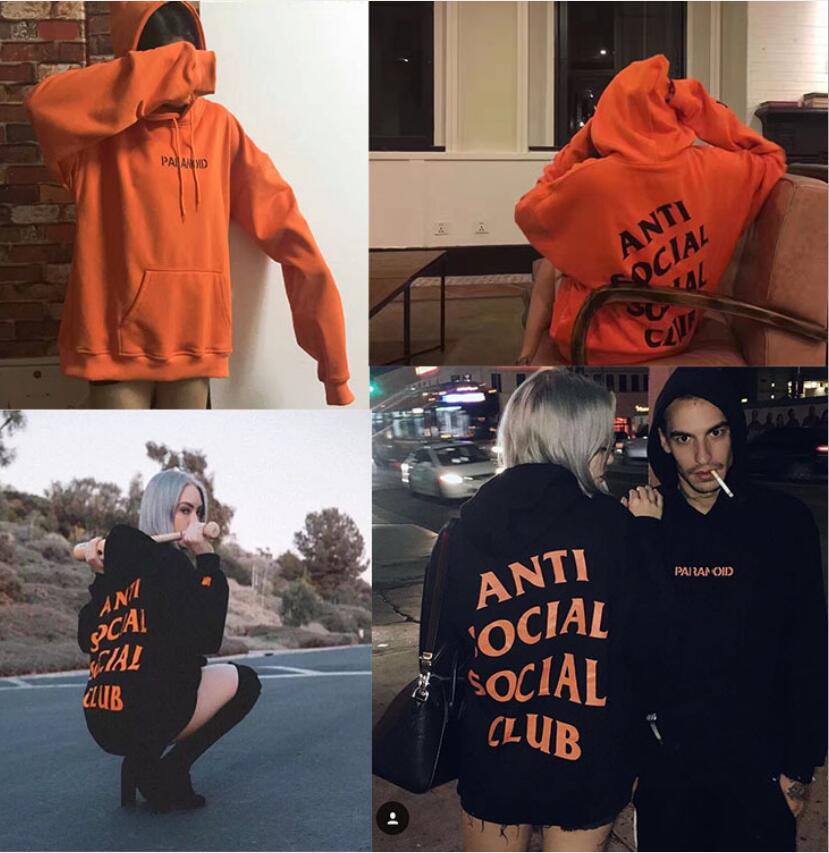 

2021 ss Social Social Club Pullover Hoodie Anti Social Club Hooded/Kanye Sweatshirts, White