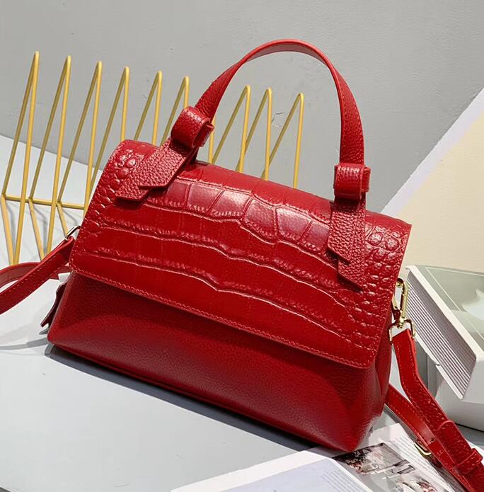 

HBP lady bag handbag New arrival Hot Genuine leather women purse high quality Red