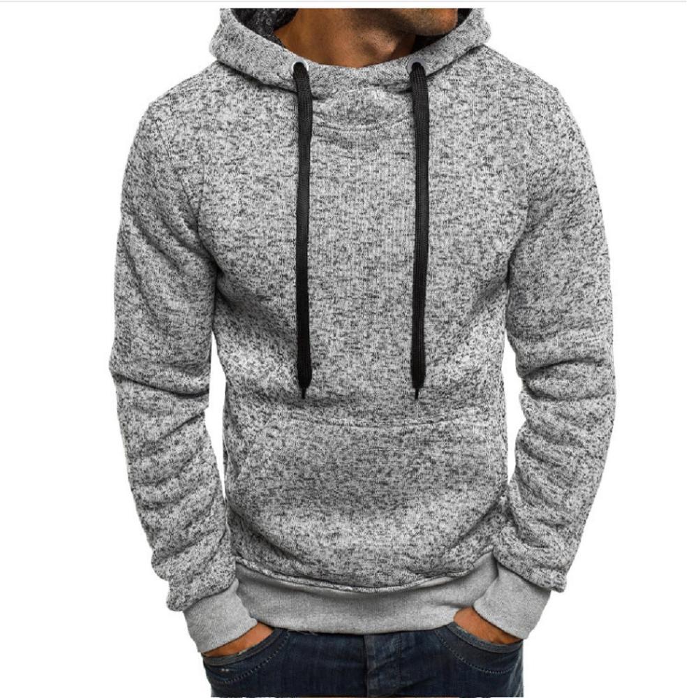 

2021 New Mens Sweatshirt Long Sleeve Autumn Spring Casual Top Boy Blouse Tracksuits Sweatshirts Hoodies Hr7l, Light gray