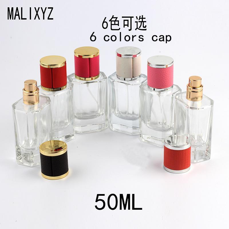 

New Style 50ml Metal Sprayer Pump Bottle Glass Refillable Perfume Bottle Empty Packaging Caseglass Perfume Bottles With Spray1