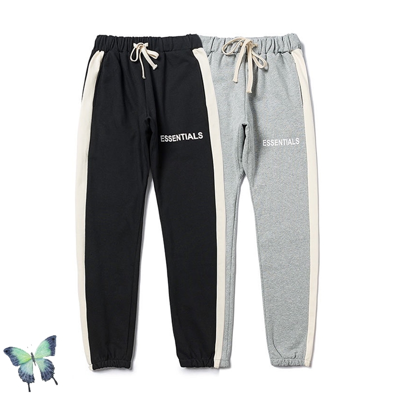 

2021 New Color Block Track Pants Men Women High Quality Pure Cotton Trousers Classic Washed Sweatpant Li73, 302-fen