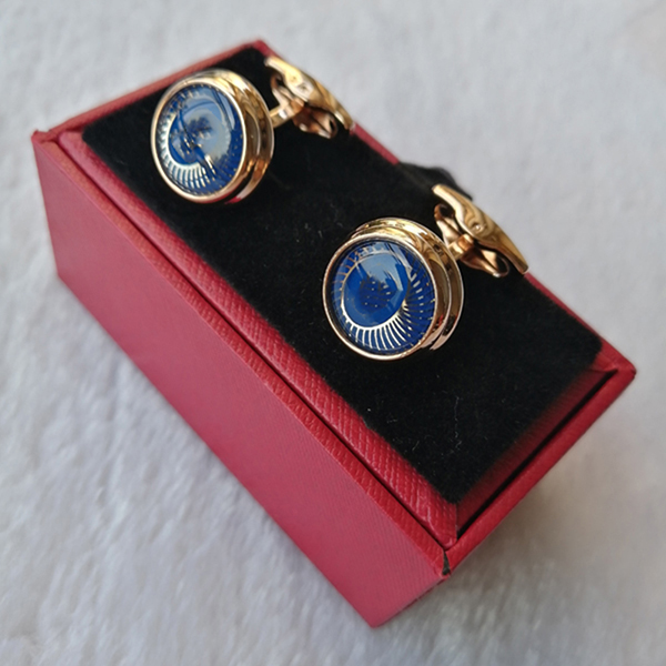 

Luxury Designer men's Cufflinks classic brand logo shirt fine steel cuff links business gift with box L-Ca9